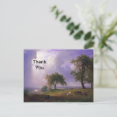 Bierstadt California Spring Schilderij Dank je Briefkaart (Staand voorkant)