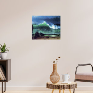 Bierstadt - Emerald Zee, fijn kunstschilderij, Poster