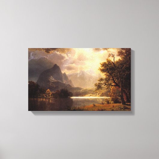 Bierstadt Estes Park Colorado Canvas Afdruk (Voorkant)