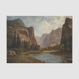 Bierstadt Gates of Yosemite Painting Tissuepapier