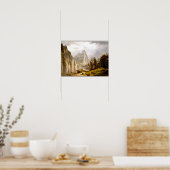 Bierstadt - Merced River, Yosemite Valley Poster (Keuken)