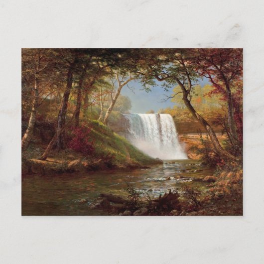 Bierstadt Minnehaha Herfsten schilderen Briefkaart (Voorkant)