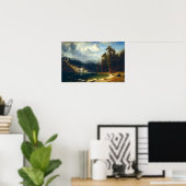 Bierstadt Mount Corcoran Poster (Thuiskantoor)