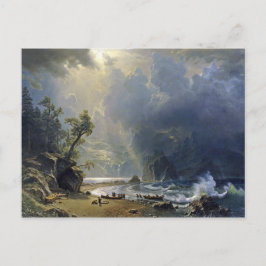 Bierstadt Puget Sound Pacific Coast Painting Briefkaart