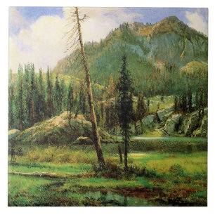 Bierstadt - Sierra Nevada Mountains, Tegeltje