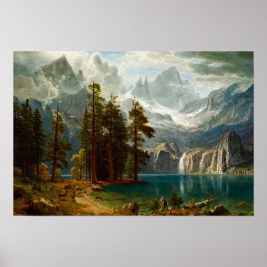 Bierstadt Sierra Nevada Poster (Voorkant)