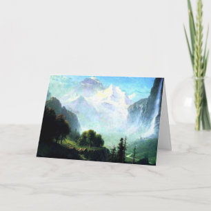 Bierstadt - Staubbach-Herfsten bij Lauterbrunnen Kaart