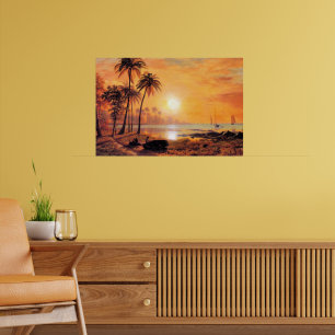 Bierstadt - Tropisch Landschap Poster