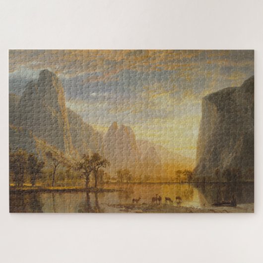Bierstadt "Valley of the Yosemite"-puzzel Legpuzzel (Horizontaal)