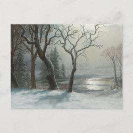 Bierstadt Winter in Yosemite Painting Briefkaart