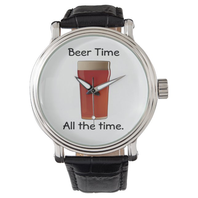 Biertijd De hele tijd Horloge (Voorkant)