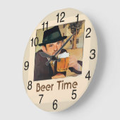  biertijd, grote klok (Hoek)