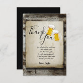 biertje , een bijbels land bedankt je kaart (Voorkant / Achterkant)