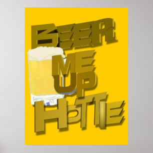 biertje voor me poster