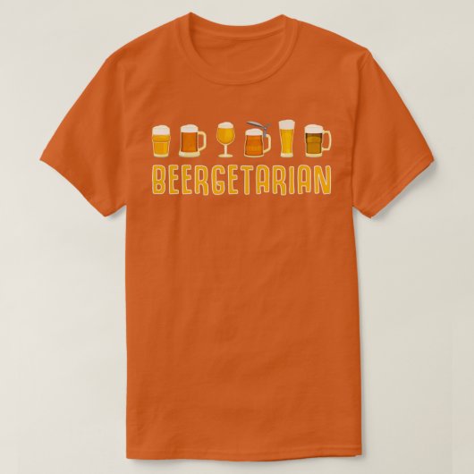 Biervegetarisch Bier Cadeau Ber Tuin Bierdrinker B T-shirt (Design voorkant)
