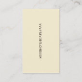 Bierverkoop, Brouwerij, Bar Openingstijden Visitekaartje (Achterkant)