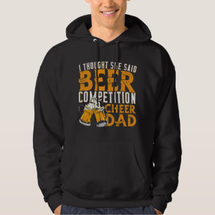 Bierwedstrijd Cheer Dad Cheerleading Cheerleade Hoodie