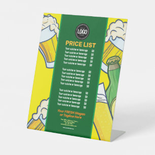 Bierwinkel Bedrijf personaliseren Reclamebord Met Voetstuk