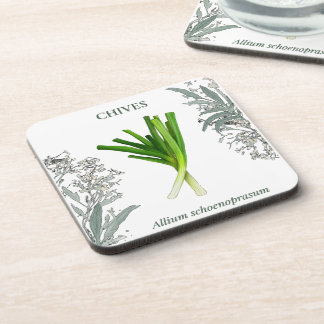 Bieslook — Allium schoenoprasum Bier Onderzetter
