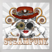 biespunk collage kunst poster (Voorkant)