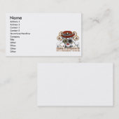 biespunk collage kunst visitekaartje (Voorkant / Achterkant)