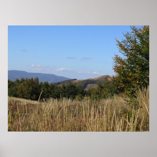 Bieszczady-gebergte Poster (Voorkant)