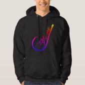Bietel me! Funny Vissen Hook Hoodie (Voorkant)