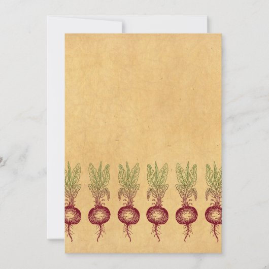 Bieteninvitatie blanco kaart (Voorkant)