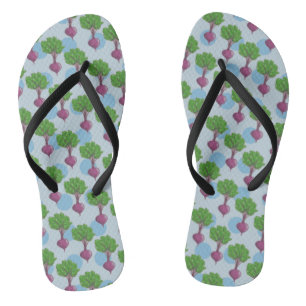 Bietenpatroon plant teenslippers