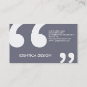 bieussuccesquote visitekaartje (Achterkant)