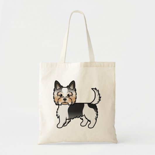 Biewer Terrier Biewer Yorkshire Terrier Cute Dog Tote Bag (Voorkant)