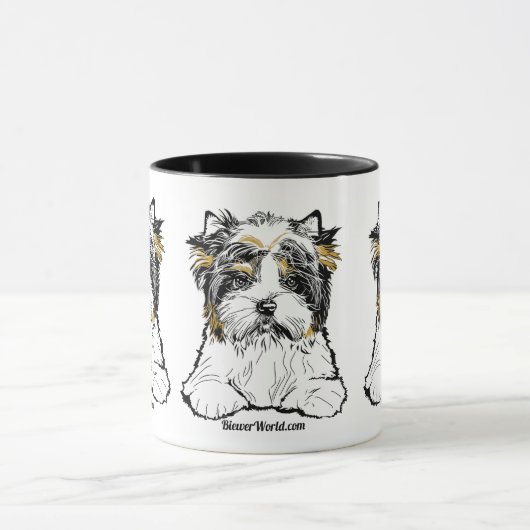 Biewer Terrier Coffee-Mok Mok (Midden)