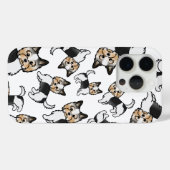 Biewer Terrier Cute Cartoon Dog Patroon Case-Mate iPhone Case (Achterkant (horizontaal))
