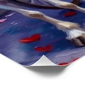 Biewer Terrier Dog Valentine's Day Perfect Poster (Hoek)