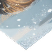 Biewer Terrier Hond Winter Wonderland Kerstvreugde Tafelkleed (Gekanteld)