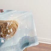 Biewer Terrier Hond Winter Wonderland Kerstvreugde Tafelkleed (Voorbeeld)