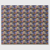 Biewer Terrier Honden Pompoen Halloween Grappig Cadeaupapier (Vlak)