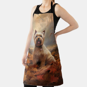 Biewer Terrier in Herfst laat Herfst inspireren Schort