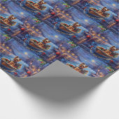 Biewer Terrier Kerstvakantie Cadeaupapier (Hoek)