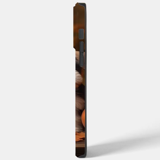 Biewer Terrier Puppy Herfst Delight Pompoen Case-Mate iPhone Case (Achterkant / Links)