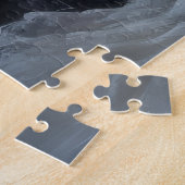 Biewer Terrier Snowy Sleigh Kerst Decor Legpuzzel (Zijkant)