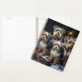 Biewer Terrier Snowy Sleigh Kerst Decor Planner (Display)