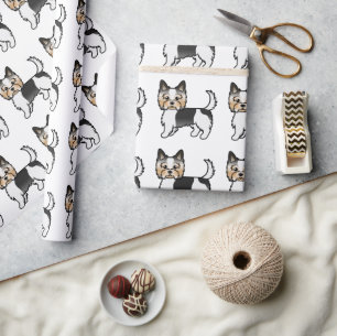 Biewer Terrier Yorkshire Terrier Mooie Hond Patroo Cadeaupapier