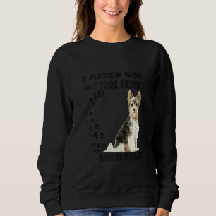 Biewer Yorkshire Terrier Quote mam Papa Cute Beave Trui