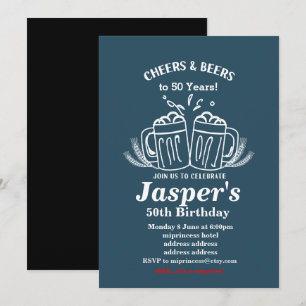 Biezen verjaardagsuitnodiging, schaadt elk jaar! kaart