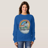 Bifrost bleu-clair cultive le sweatshirt de logo (Devant entier)