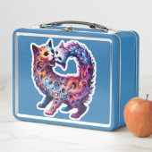 Bifuricated Cat and RCR Metal Lunchbox (In situ)