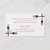 Bifurque le carte de visite de restauration de (Dos)