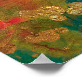 BIG 24" x 24" Allah-u-Akbar - Poster d'art islamiq (Coin)