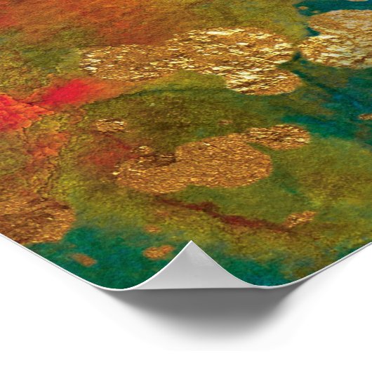 BIG 24" x 24" Allah-u-Akbar - Poster d'art islamiq (Coin)